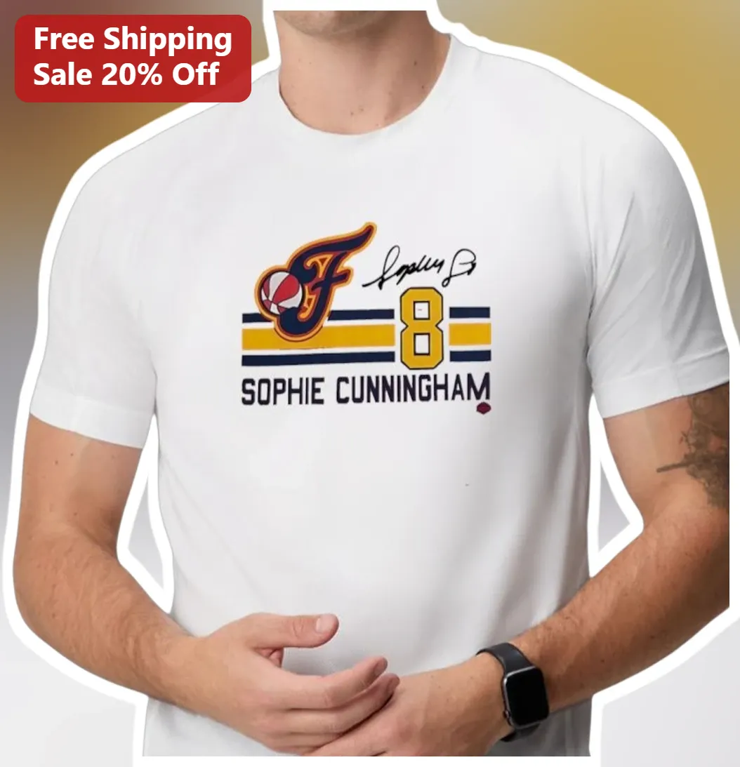Sophie Cunningham Indiana Fever WNBA Fan Graphic Tee Personalized Sports Gift