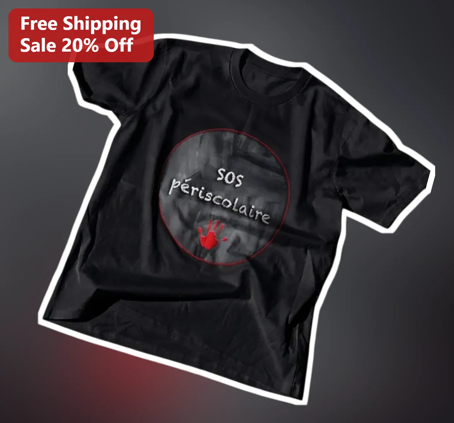 SOS Périscolaire Tee French School Staff Humor Shirt