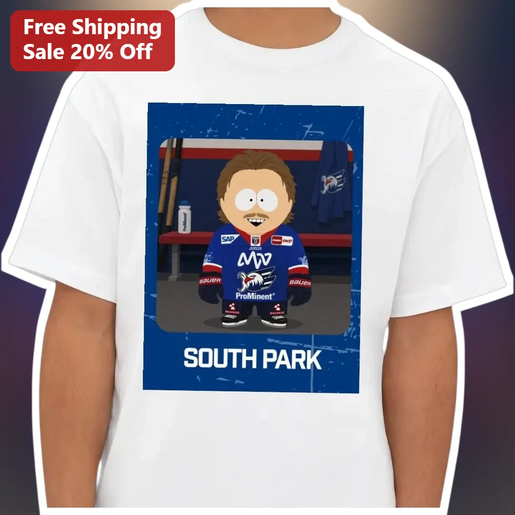 South Park Character Hockey Jersey Graphic Tee Unisex Funny Sports Apparel