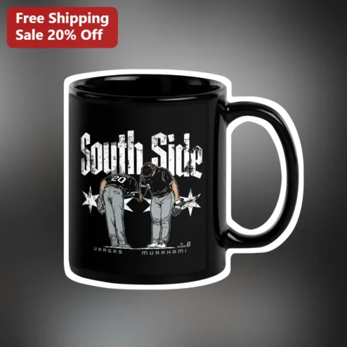 South Side Mug Vintage Baseball White Sox Chicago Fan Gift Ceramic Coffee Cup