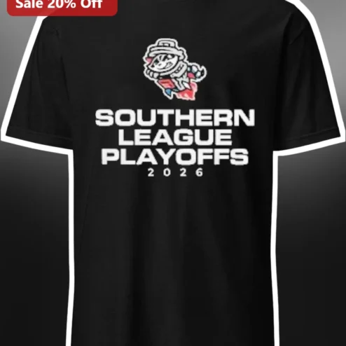 Southern League Playoffs 2026 Tee Retro Pixel Art Baseball Fan Gift