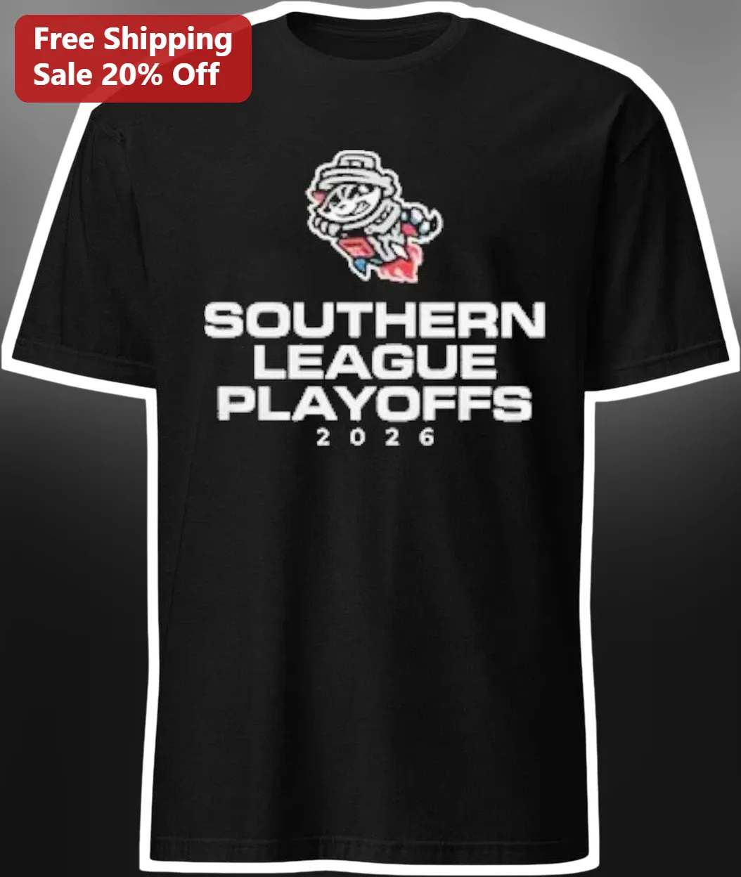 Southern League Playoffs 2026 Tee Retro Pixel Art Baseball Fan Gift