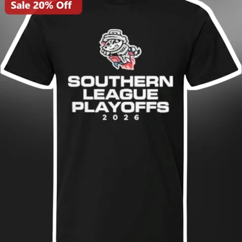 Southern League Playoffs Tee Retro Pixel Art Baseball Fan Gift