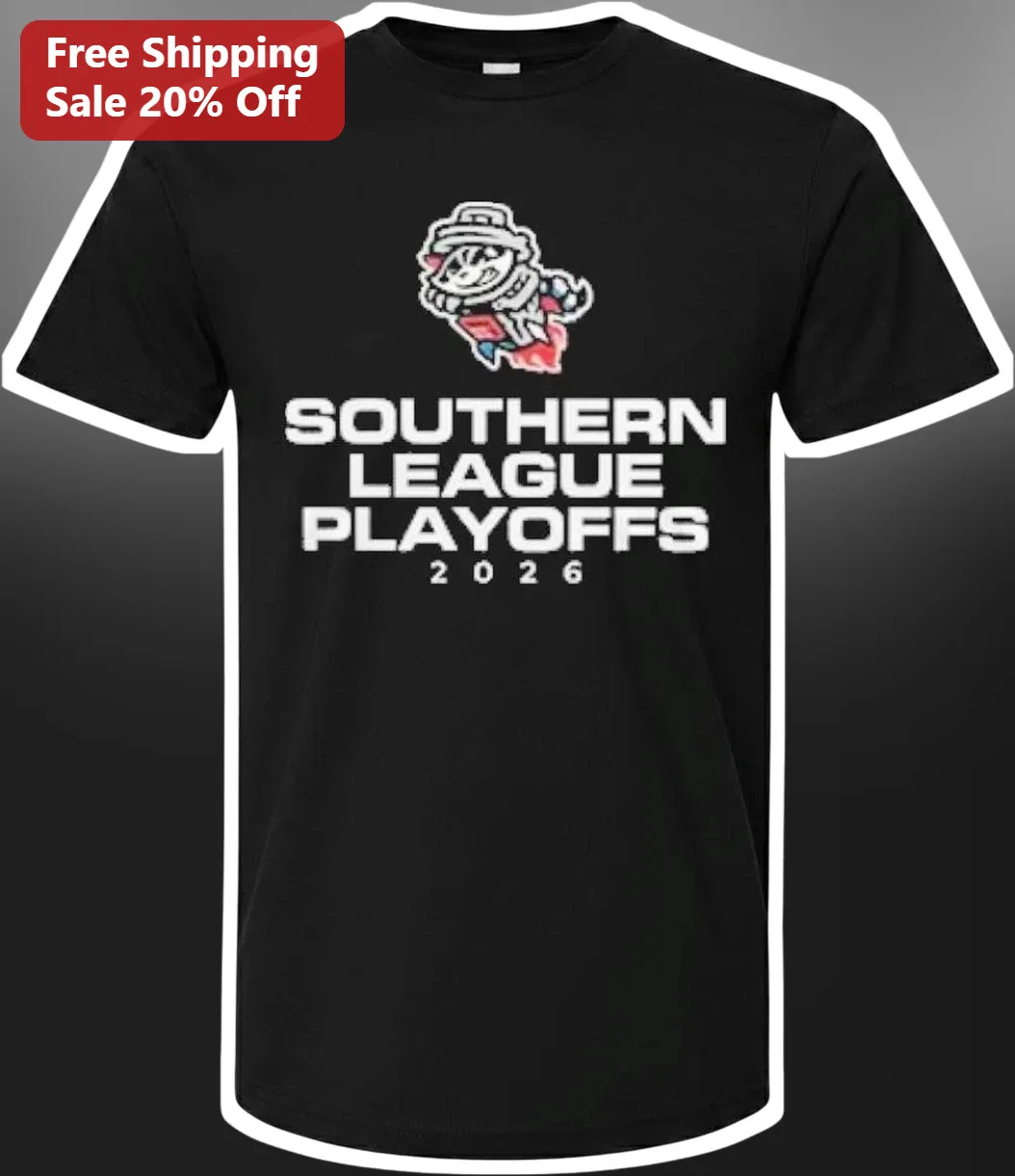 Southern League Playoffs Tee Retro Pixel Art Baseball Fan Gift
