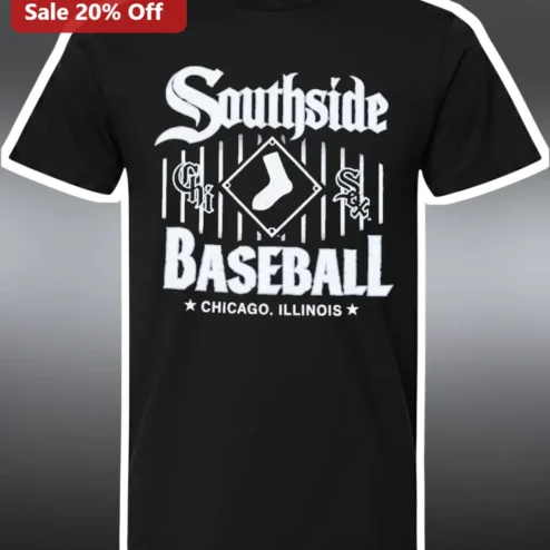 Southside Baseball Chicago Illinois Tee Vintage South Side Park Graphic Shirt for Men Women