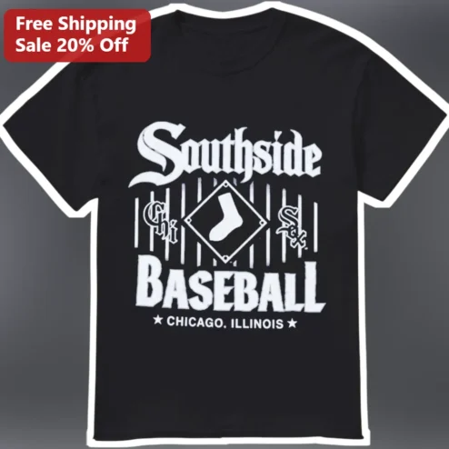 Southside Baseball Tee Chicago White Sox Fan Vintage Graphic Shirt