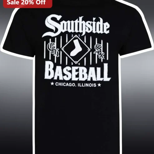 Southside Baseball Tee Vintage Chicago White Sox Fan Graphic Shirt