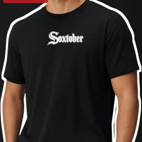 Soxtober Tee Boston Red Sox Fan Baseball October Postseason Graphic Shirt
