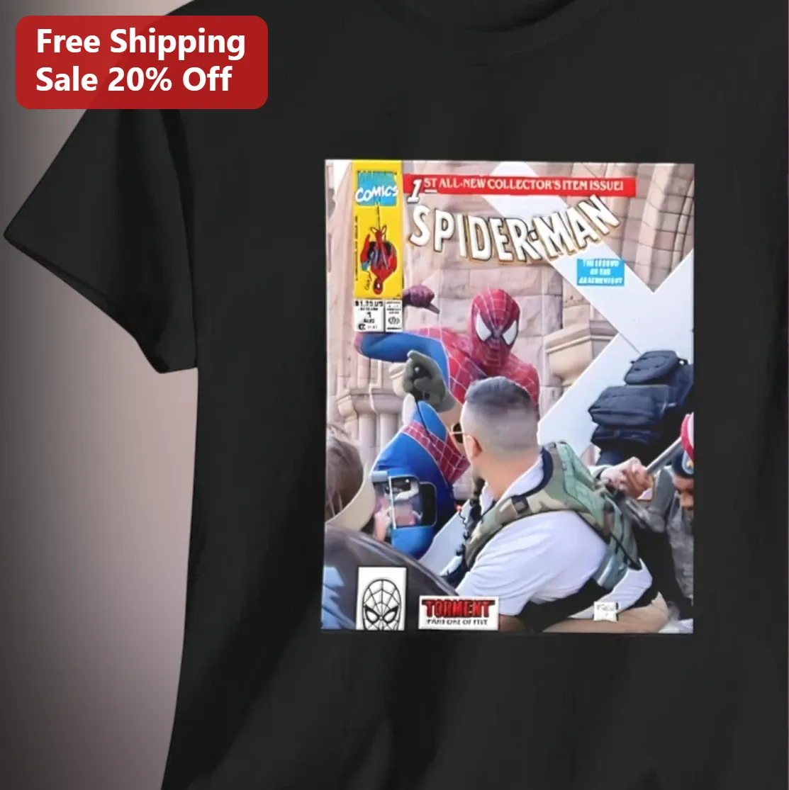 Spider-Man Torment Tee Vintage Marvel Comic Book Cover Graphic Shirt Gift for Comic Book Collectors