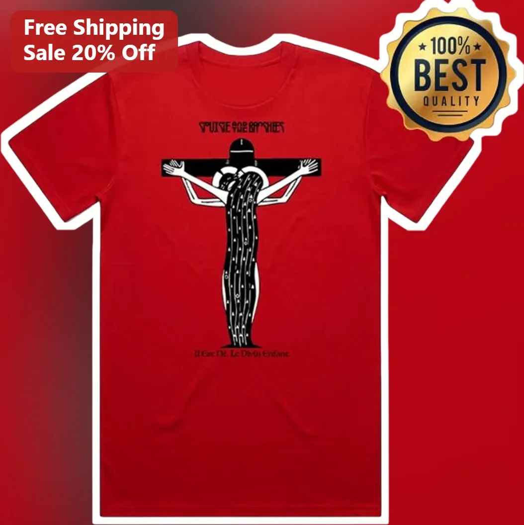 Spulse For Bapshes Il Est Né Le Divin Enfant Surreal Jesus Meme Graphic Tee