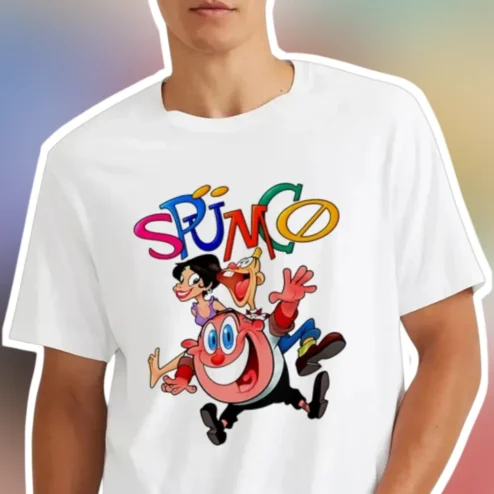 SPUMCO Animaniacs Yakko Wakko Dot Graphic Tee Retro 90s Cartoon Gift