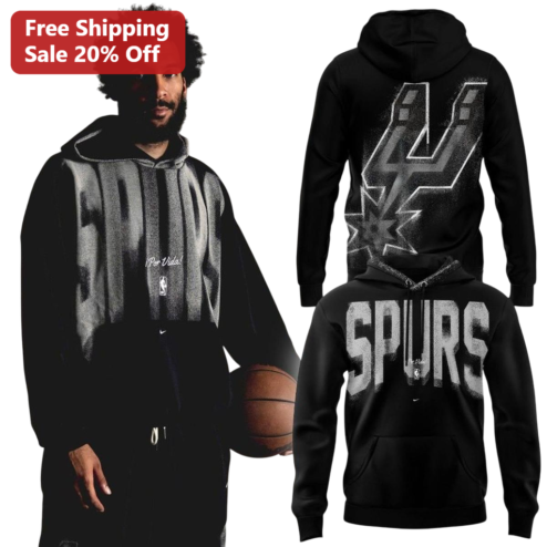 Spurs Por Vida Hoodie San Antonio Basketball Game Day Fan Sweatshirt