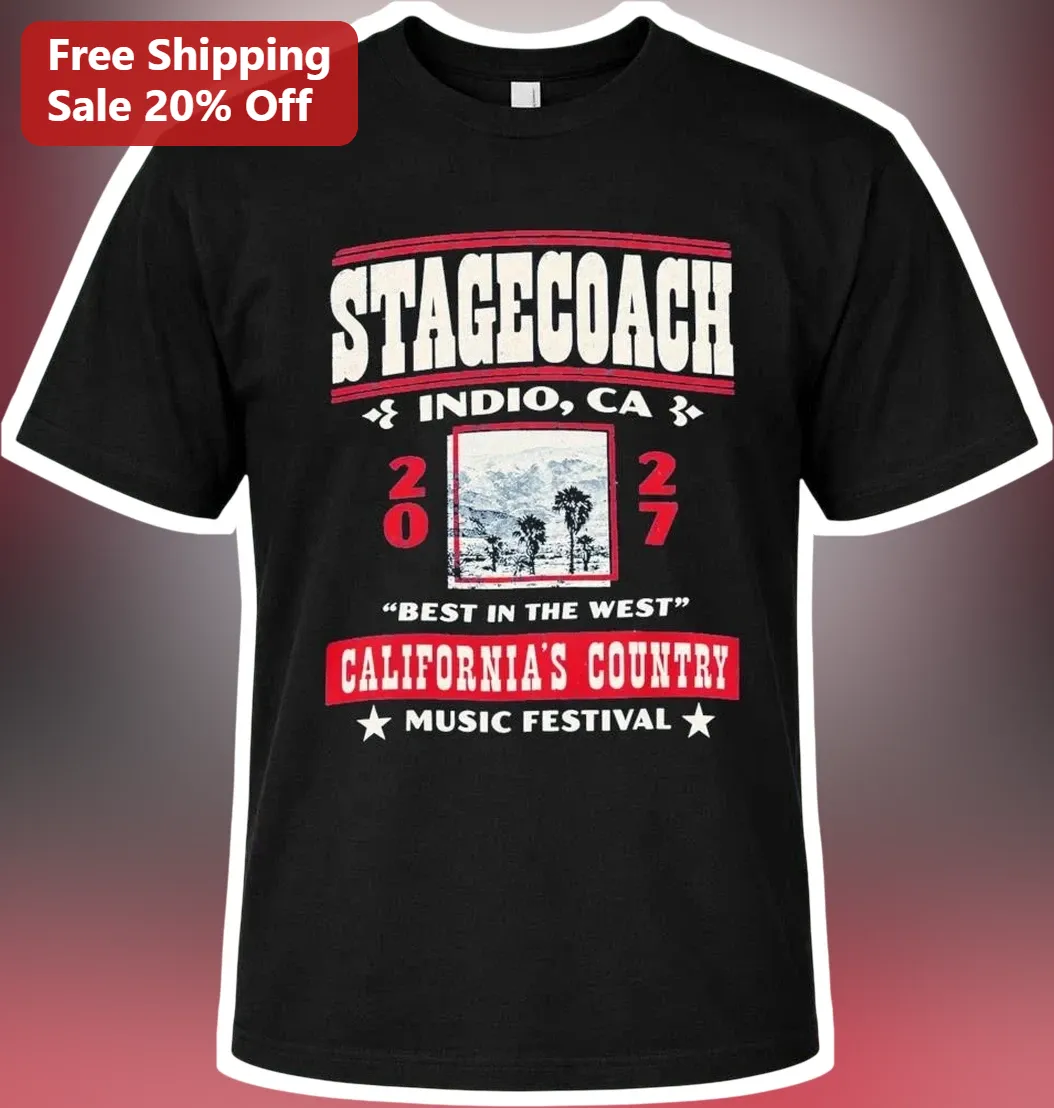Stagecoach Indio CA Best In The West Country Music Festival Vintage Graphic Tee