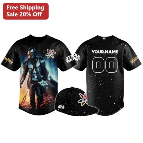 Star Wars The Mandalorian Grogu Baseball Jersey Custom Name Number Fan Gear