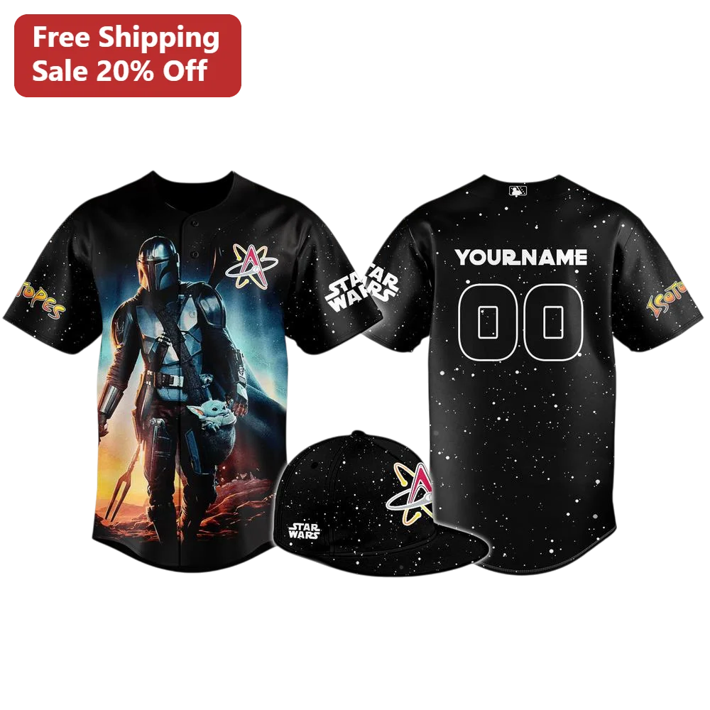 Star Wars The Mandalorian Grogu Baseball Jersey Custom Name Number Fan Gear
