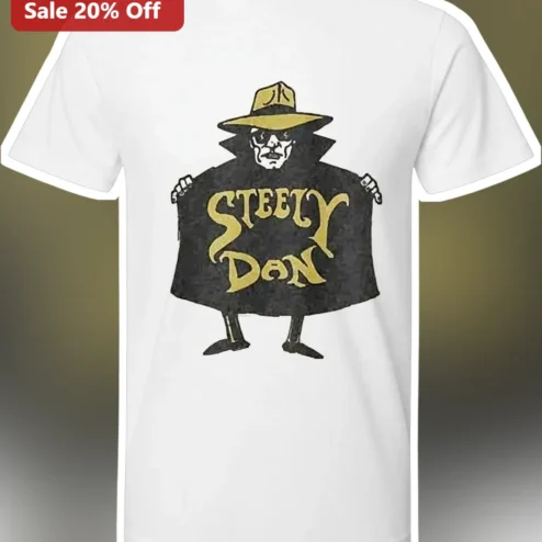 Steely Dan Vintage Logo Graphic Tee Retro Rock Music Merch Gift for Men Women