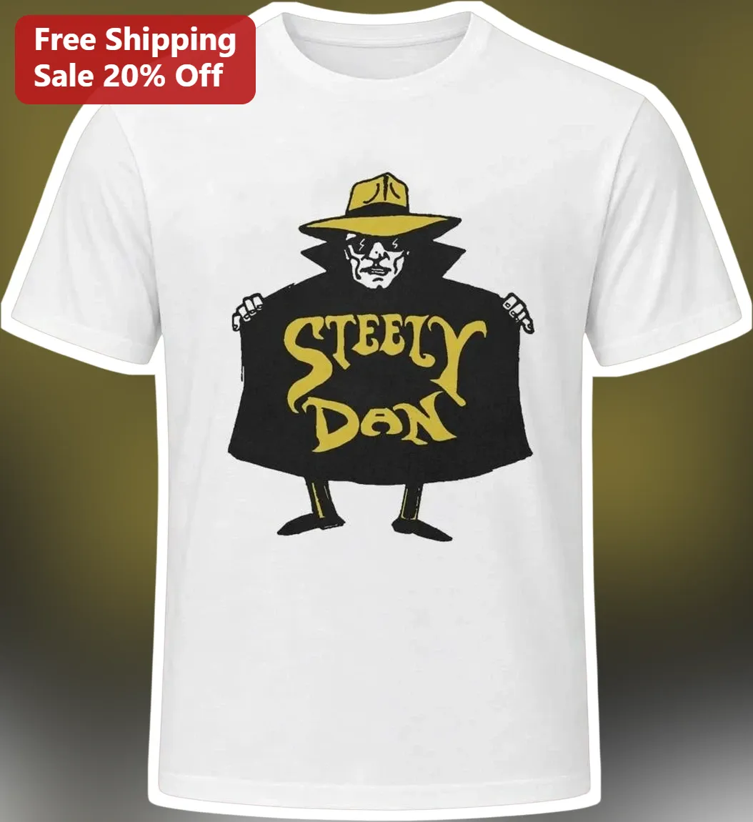 Steely Dan Vintage Mascot Graphic Tee Classic Rock Band Shirt