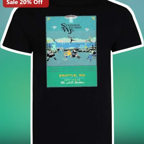 Stephen Wilson Jr. Gary The Torch 2026 Seattle Paramount Theatre Graphic Tee