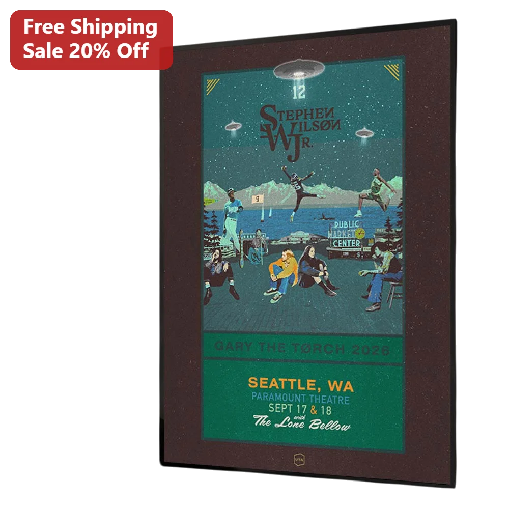 Stephen Wilson Jr. Gary The Torch 2026 Seattle Paramount Theatre Poster