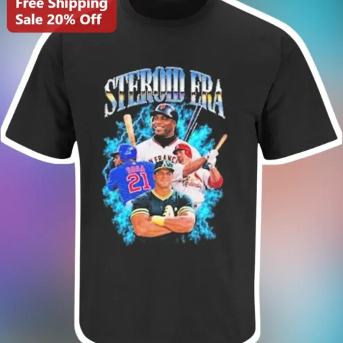 Steroid Era Baseball Graphic Tee Vintage Sports History Shirt for Fans and Collectors