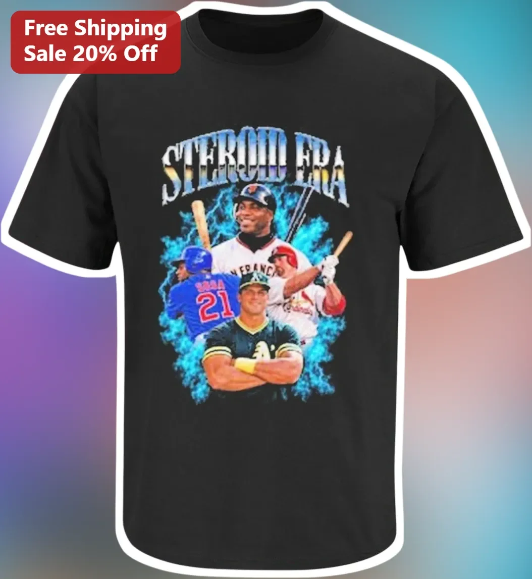 Steroid Era Baseball Graphic Tee Vintage Sports History Shirt for Fans and Collectors
