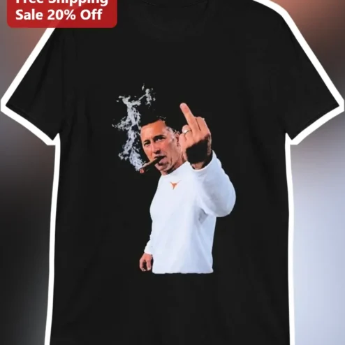 Steve Sarkisian Texas Longhorns Coach Funny Graphic Tee