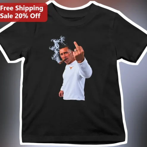 Steve Sarkisian Texas Longhorns Coach Graphic Tee Funny College Football Fan Gift