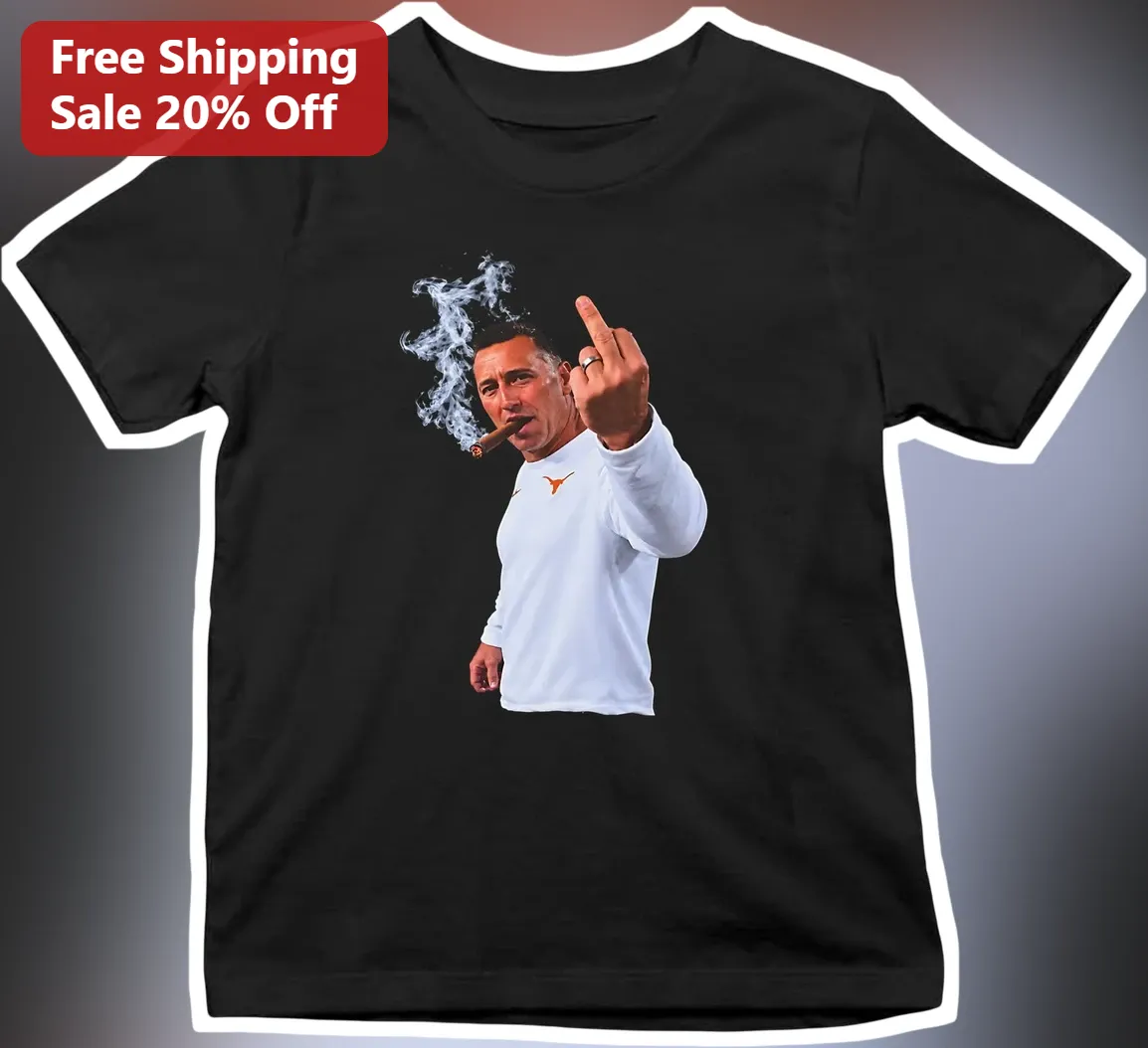 Steve Sarkisian Texas Longhorns Coach Graphic Tee Funny College Football Fan Gift