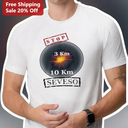 Stop Seveso Hazard Zone Industrial Safety Design Tee