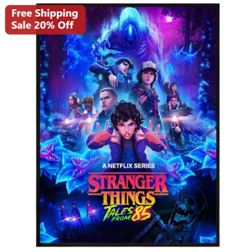 Stranger Things Tales From '85 Poster Netflix Series Sci-Fi Horror Wall Art Decor