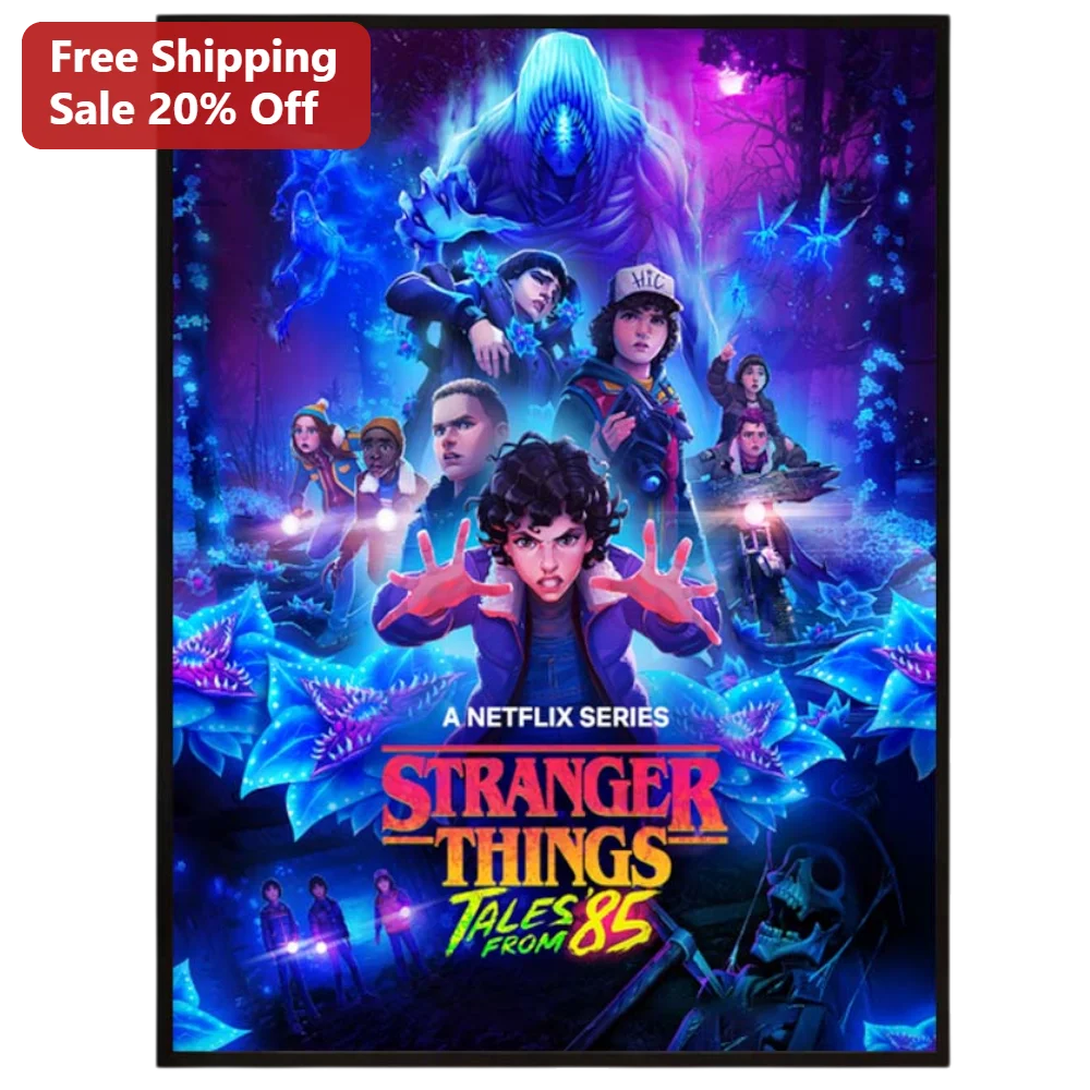 Stranger Things Tales From '85 Poster Netflix Series Sci-Fi Horror Wall Art Decor