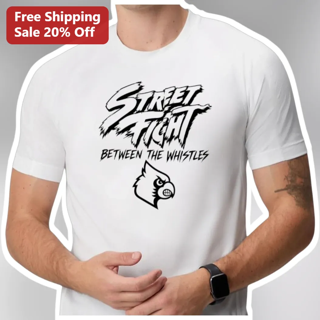 Street Fight Between the Whistles Tee Urban Brawl Graphic Shirt for Sports Fans