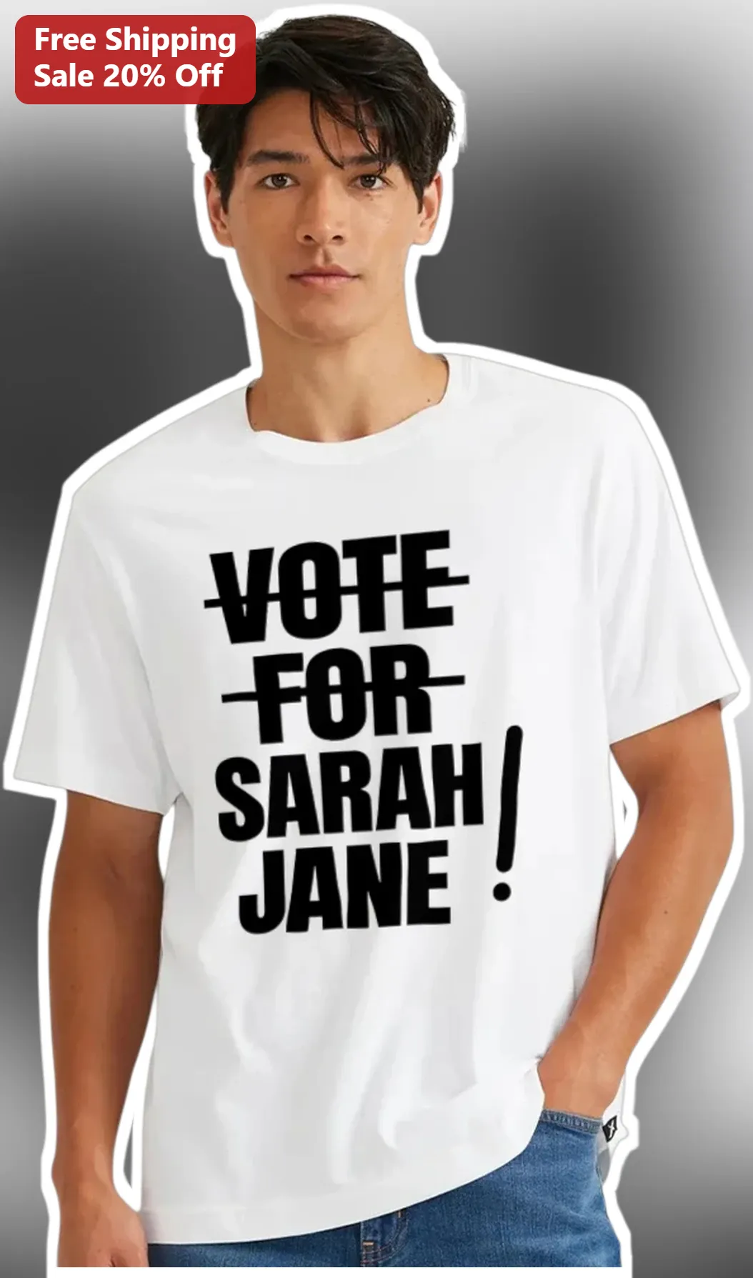 Strike Through Typography Tee Custom Name Personalized Graphic Shirt