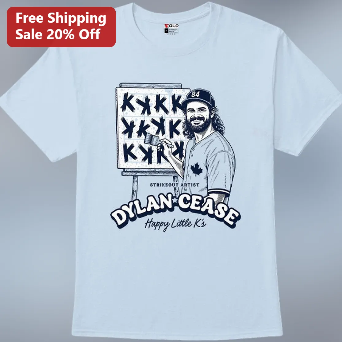 Strikeout Artist Dylan Cease Happy Little K's Tee, MLB Baseball Fan Gift for White Sox and Padres Fans