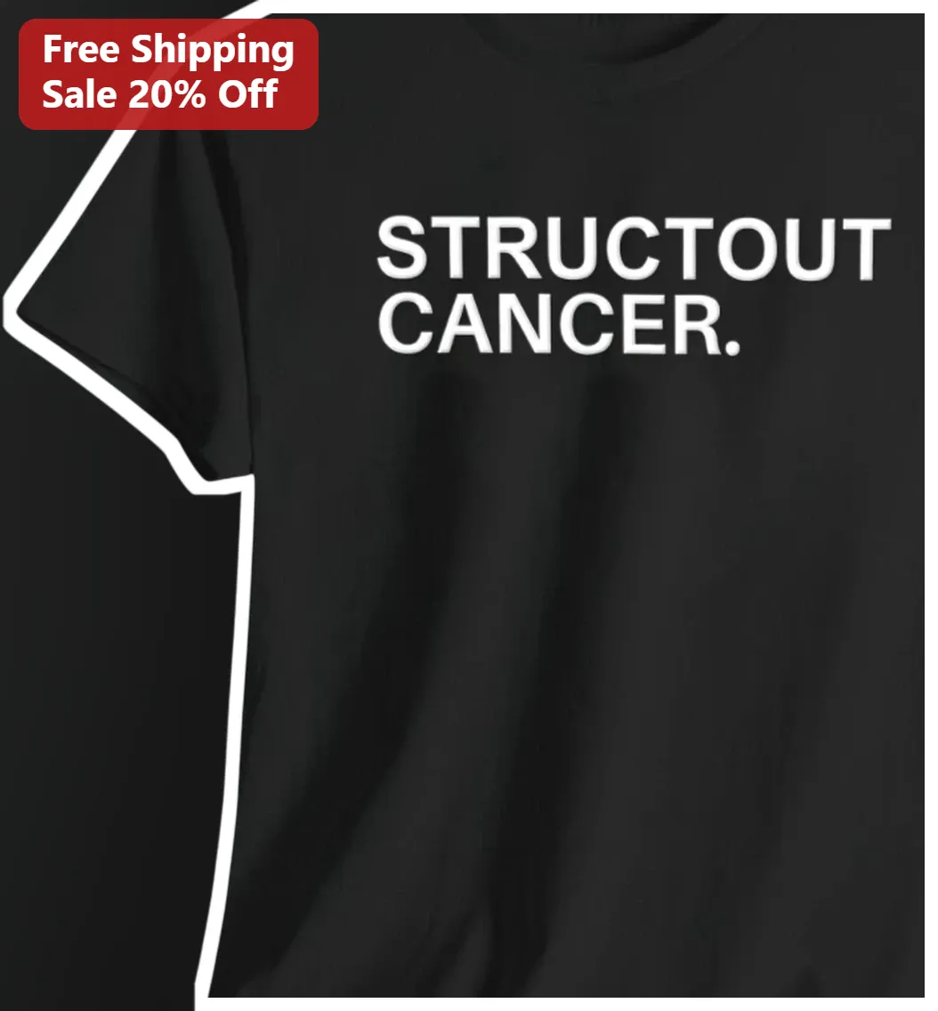 Struck Out Cancer Awareness Tee Motivational Support Gift for Survivors Patients