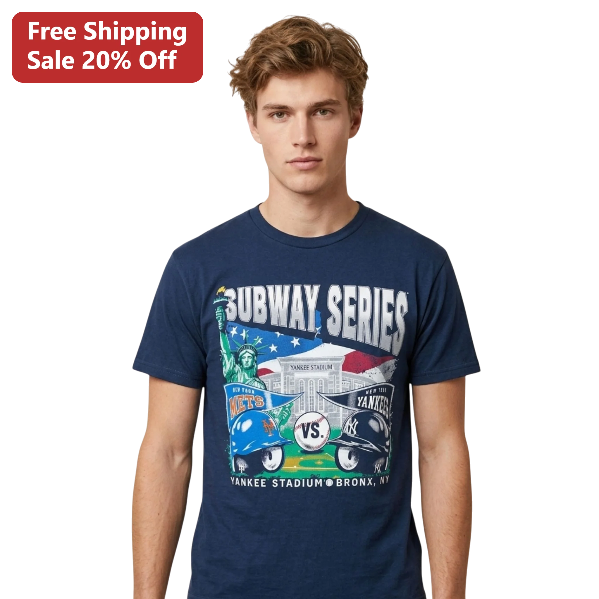 Subway Series Mets Vs Yankees Vintage Graphic Tee NYC Baseball Fan Gift