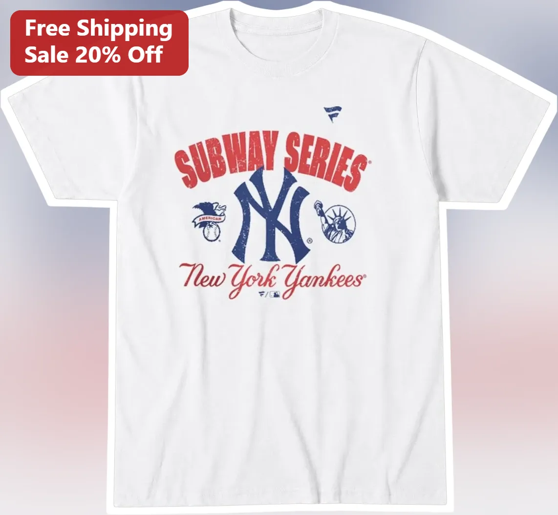 Subway Series New York Yankees Vintage Graphic Tee Baseball Fan Gear