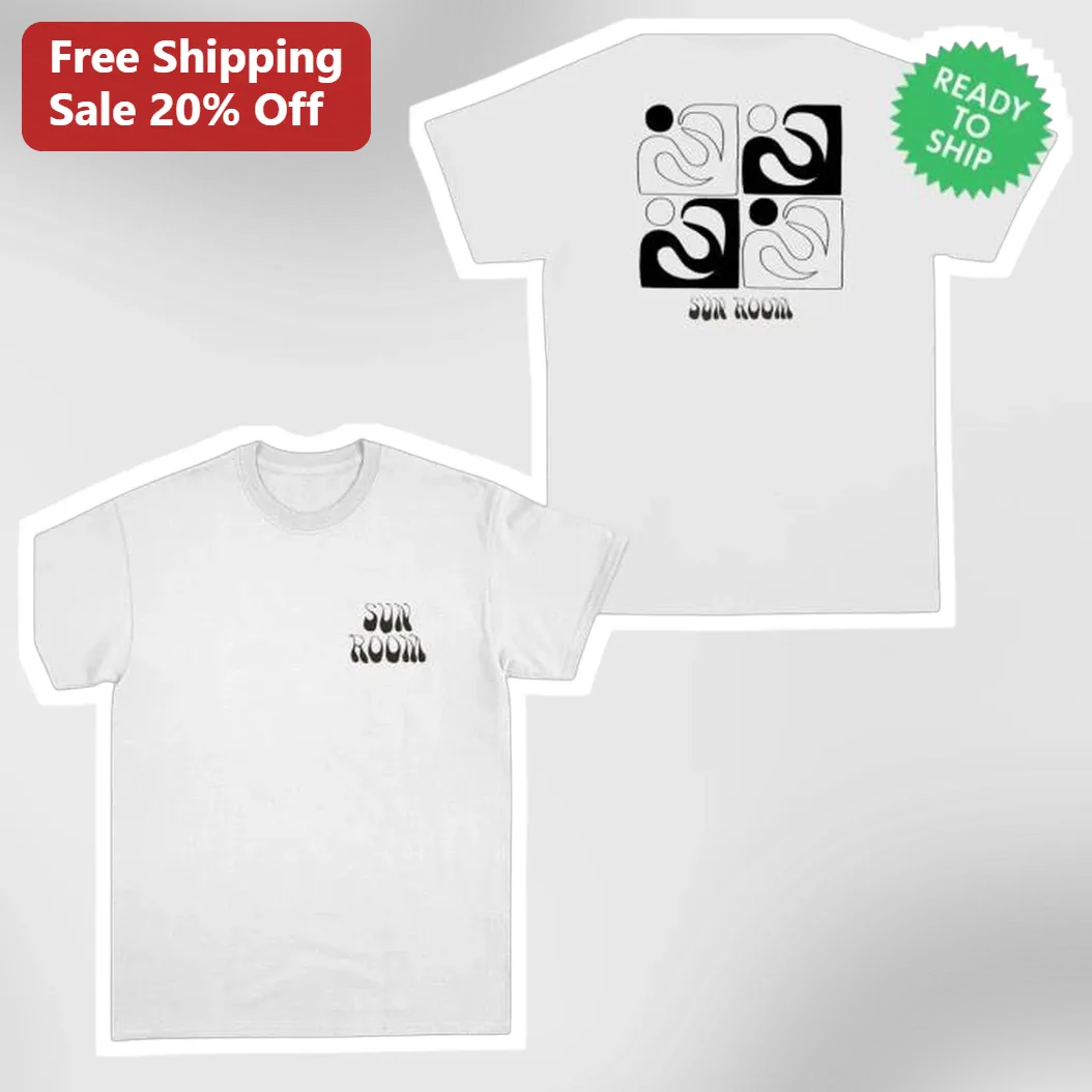 Sun Room Graphic Tee Retro Geometric Band Merch Shirt