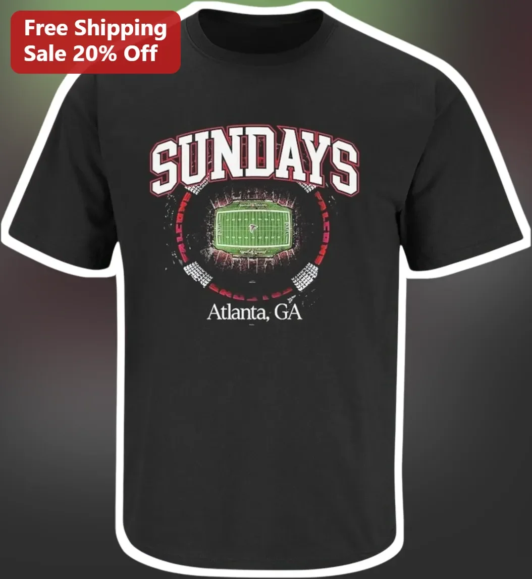 SUNDAYS Atlanta GA Tee Falcons Football Fan Apparel