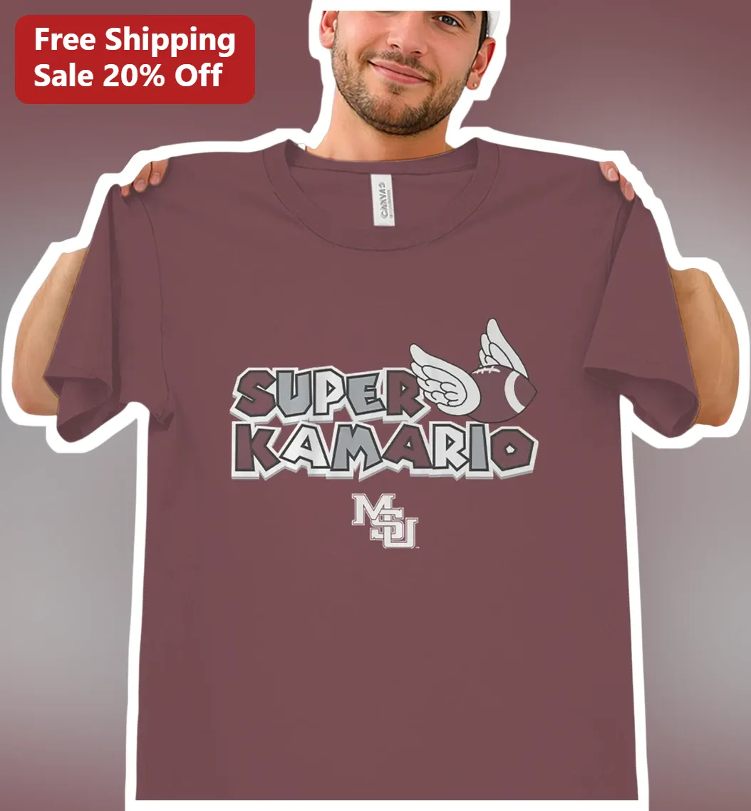 Super Kamario Tee Mississippi State QB Kamarion Baldwin Retro Gaming Football Shirt