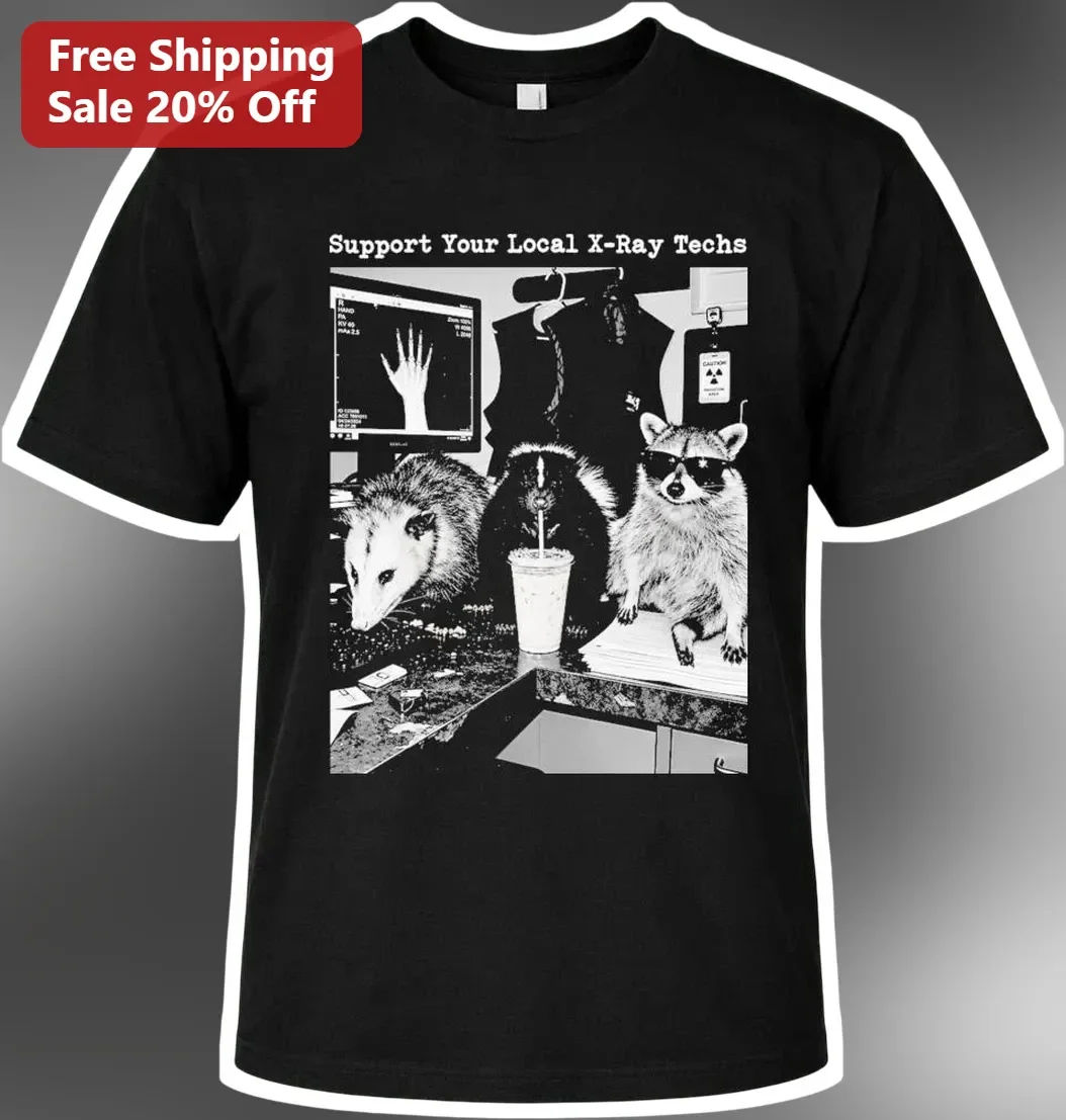 Support Your Local X-Ray Techs Tee Funny Radiologic Technologist Gift Shirt