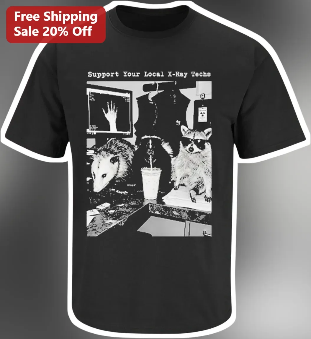 Support Your Local X-Ray Techs Tee Funny Radiology Technician Gift Shirt