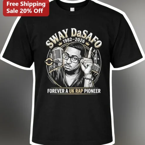 Sway DaSafo Forever A UK Rap Pioneer Memorial Tribute Graphic Tee