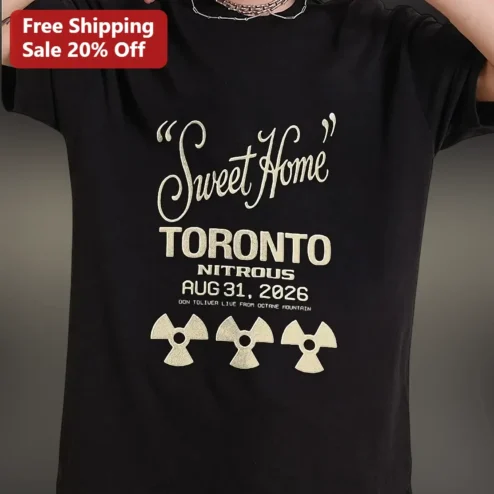 "Sweet Home" Toronto Nitrous Tee Don Toliver Vintage Concert Graphic Shirt