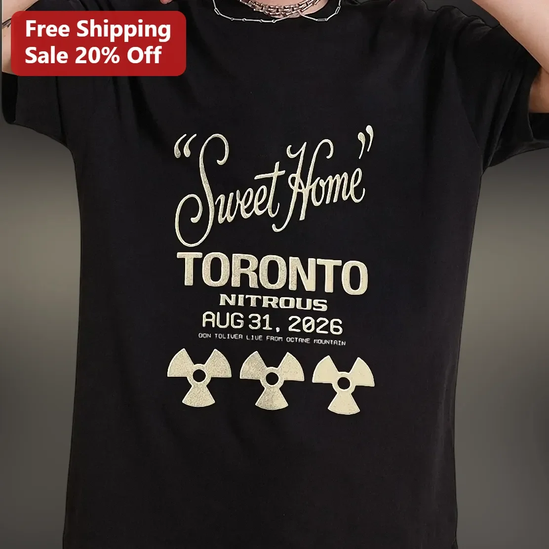 "Sweet Home" Toronto Nitrous Tee Don Toliver Vintage Concert Graphic Shirt