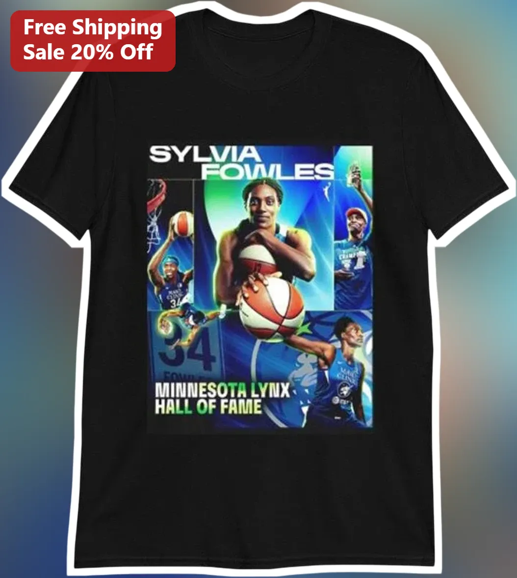 Sylvia Fowles Minnesota Lynx Hall of Fame WNBA Legend Tee