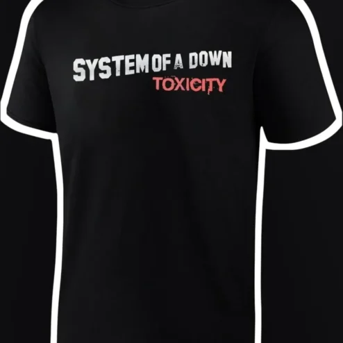 System of a Down Toxicity Graphic Tee Alternative Metal Band Merch Shirt