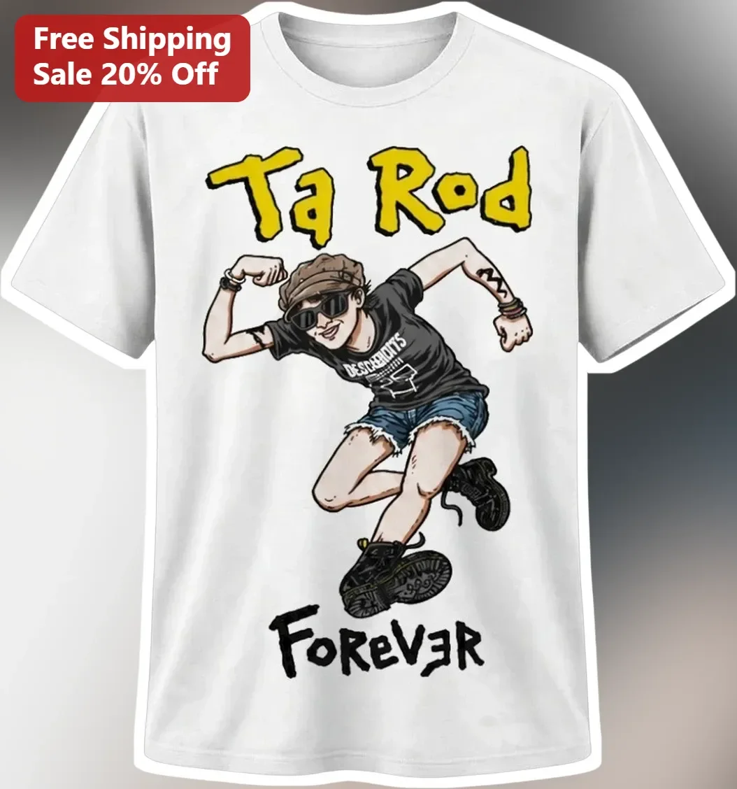Ta Rod Forever Tee Retro Cartoon Graphic Streetwear T-Shirt Gift for Men Women