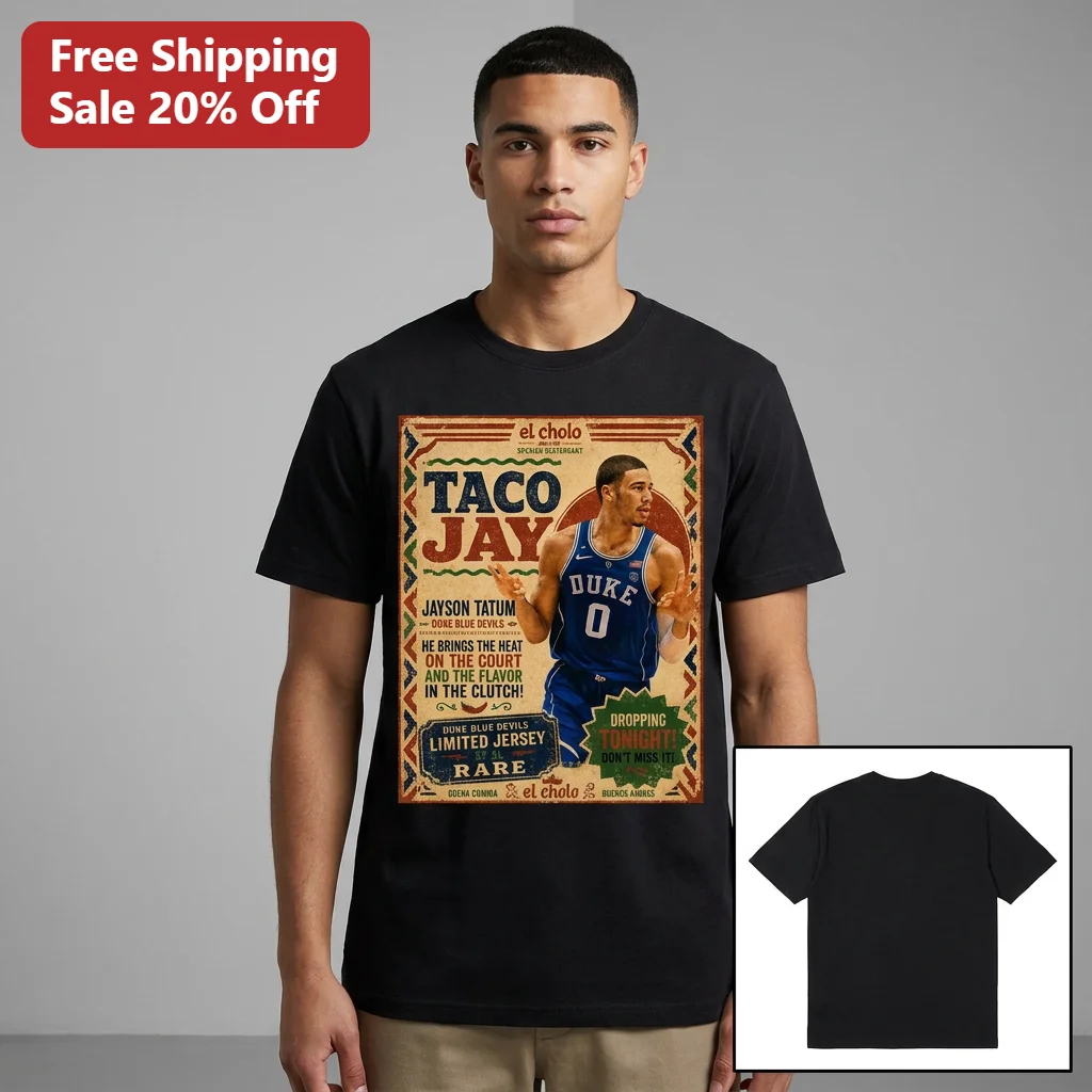 Taco Jay Jayson Tatum Duke Blue Devils Vintage Tee Gift for Basketball Fans
