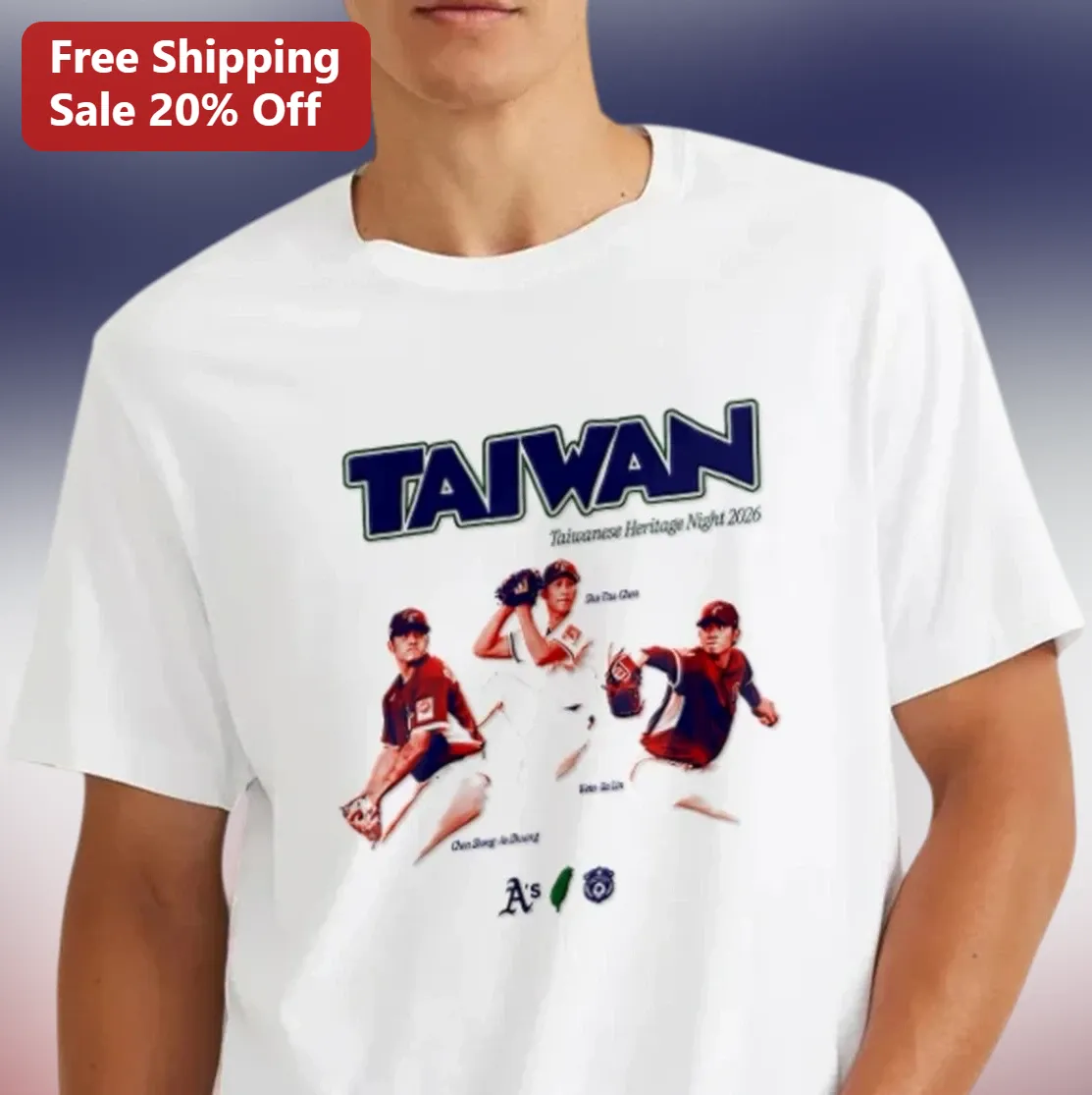 Taiwanese Heritage Night 2026 Tee Oakland A's Taiwan Baseball Commemorative Shirt Gift for Fans